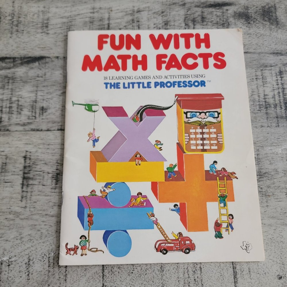 Texas Instruments The Little Professor Workbook